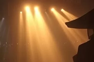 《玻璃温室》剧照:阳光穿过玻璃温室植物